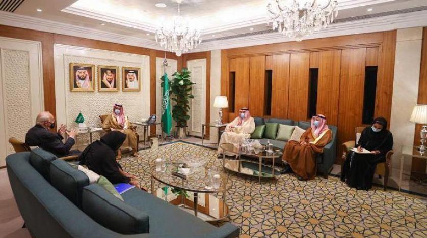 وزير الخارجية السعودي يناقش مع ممثل تحالف الحضارات تعزيز الشراكة 1 وزير الخارجية السعودي يناقش مع ممثل تحالف الحضارات تعزيز الشراكة