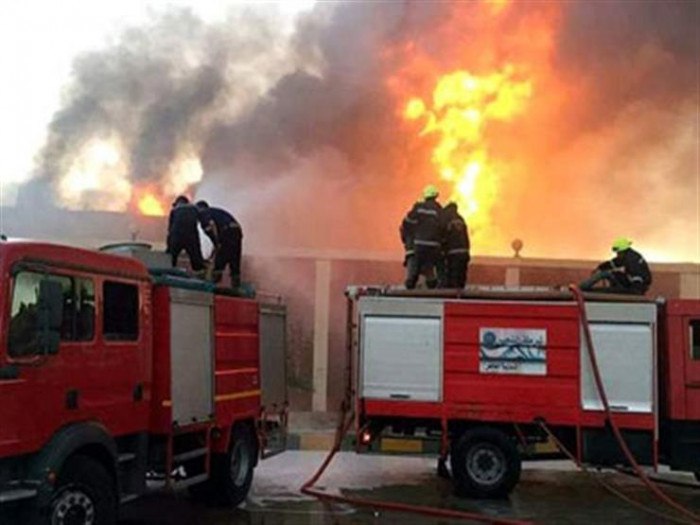 إندلاع حريق في مشفى مكون من 7 طوابق وسط طهران 1 إندلاع حريق في مشفى مكون من 7 طوابق وسط طهران