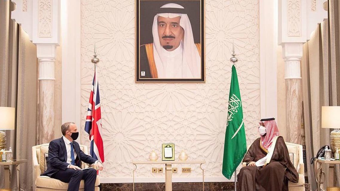 محمد بن سلمان يبحث مع وزير خارجية بريطانيا مستجدات الأحداث في الشرق الأوسط 1 محمد بن سلمان يبحث مع وزير خارجية بريطانيا مستجدات الأحداث في الشرق الأوسط
