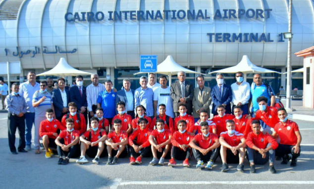 منتخب الشباب يصل الى القاهرة للمشاركة في بطولة كأس العرب
