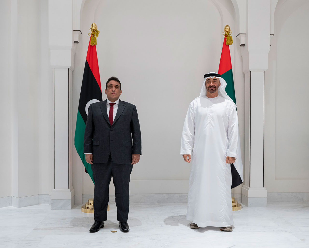 محمد بن زايد يؤكد موقف الإمارات الثابت في دعم ليبيا 1 محمد بن زايد يؤكد موقف الإمارات الثابت في دعم ليبيا