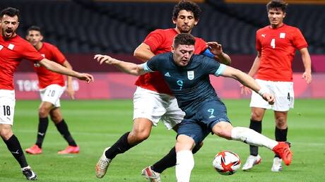 أولمبياد طوكيو .. الأرجنتين تتغلب على المنتخب المصري في كرة القدم