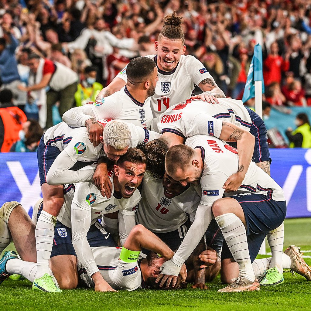 إنجلترا تضرب موعدا مع إيطاليا في نهائي «يورو 2020» 1 إنجلترا تضرب موعدا مع إيطاليا في نهائي «يورو 2020»