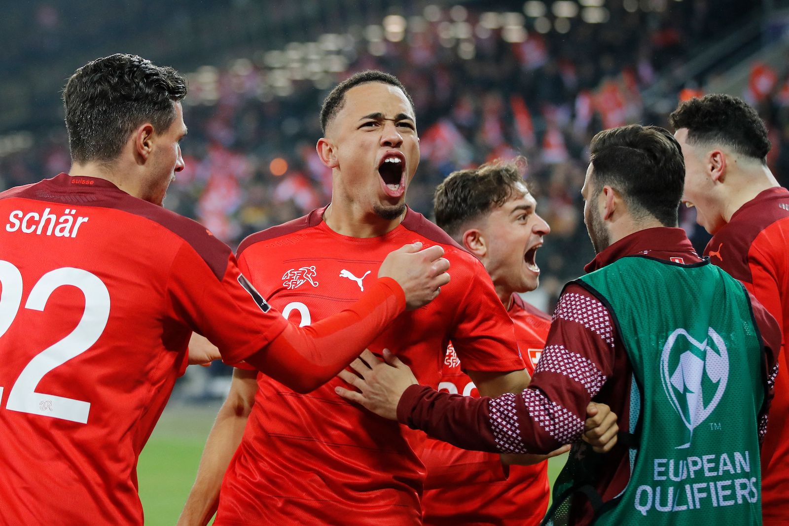سويسرا تتأهل لمونديال 2022 بعد فوزها على بلغاريا