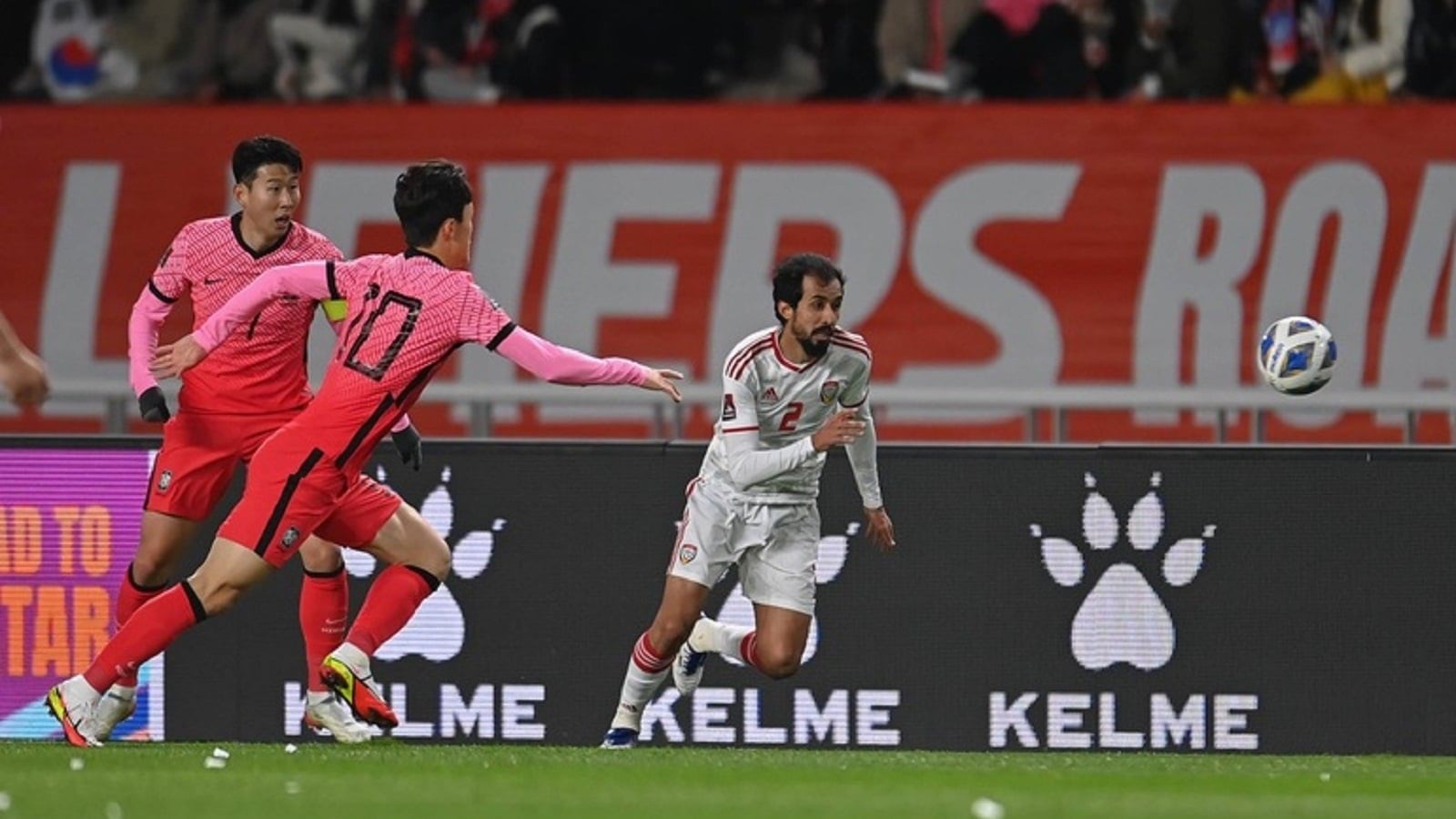 ترتيب مجموعة الإمارات ولبنان في التصفيات الآسيوية المؤهلة إلى نهائيات كأس العالم 2022