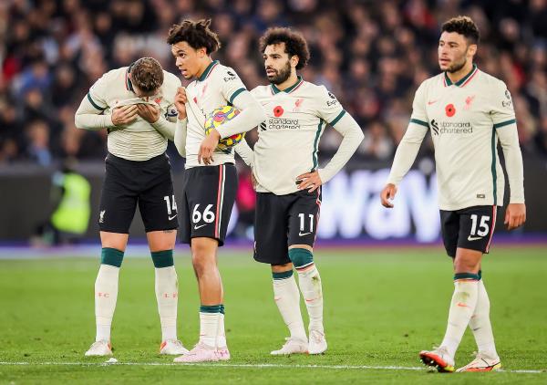الدوري الإنجليزي .. وست هام ينتزع من ليفربول المركز الثالث