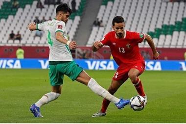 المنتخب الأردني يفوز على السعودية في بداية مشواره بكأس العرب