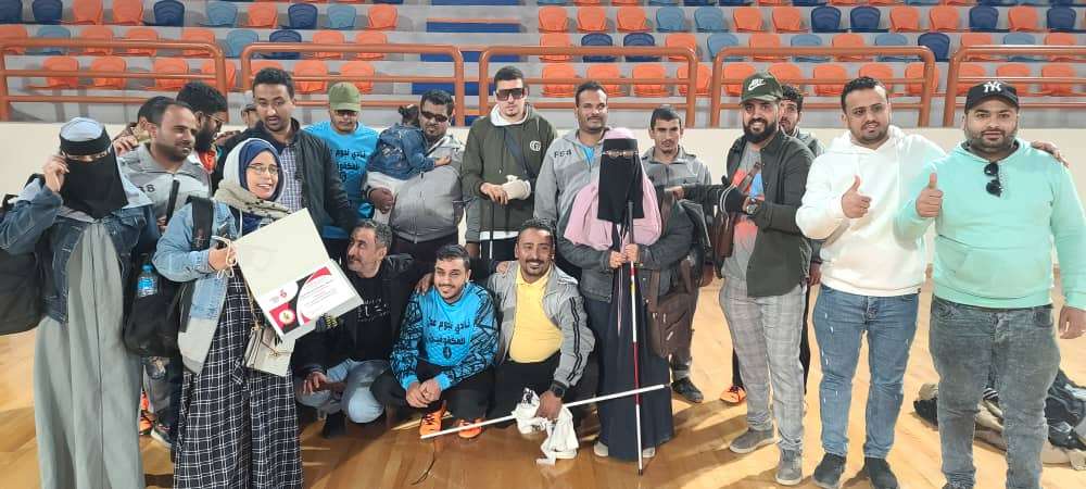 منتخب نجوم عدن للمكفوفين يحقق المركز الرابع في بطولة الأهرام الدولية