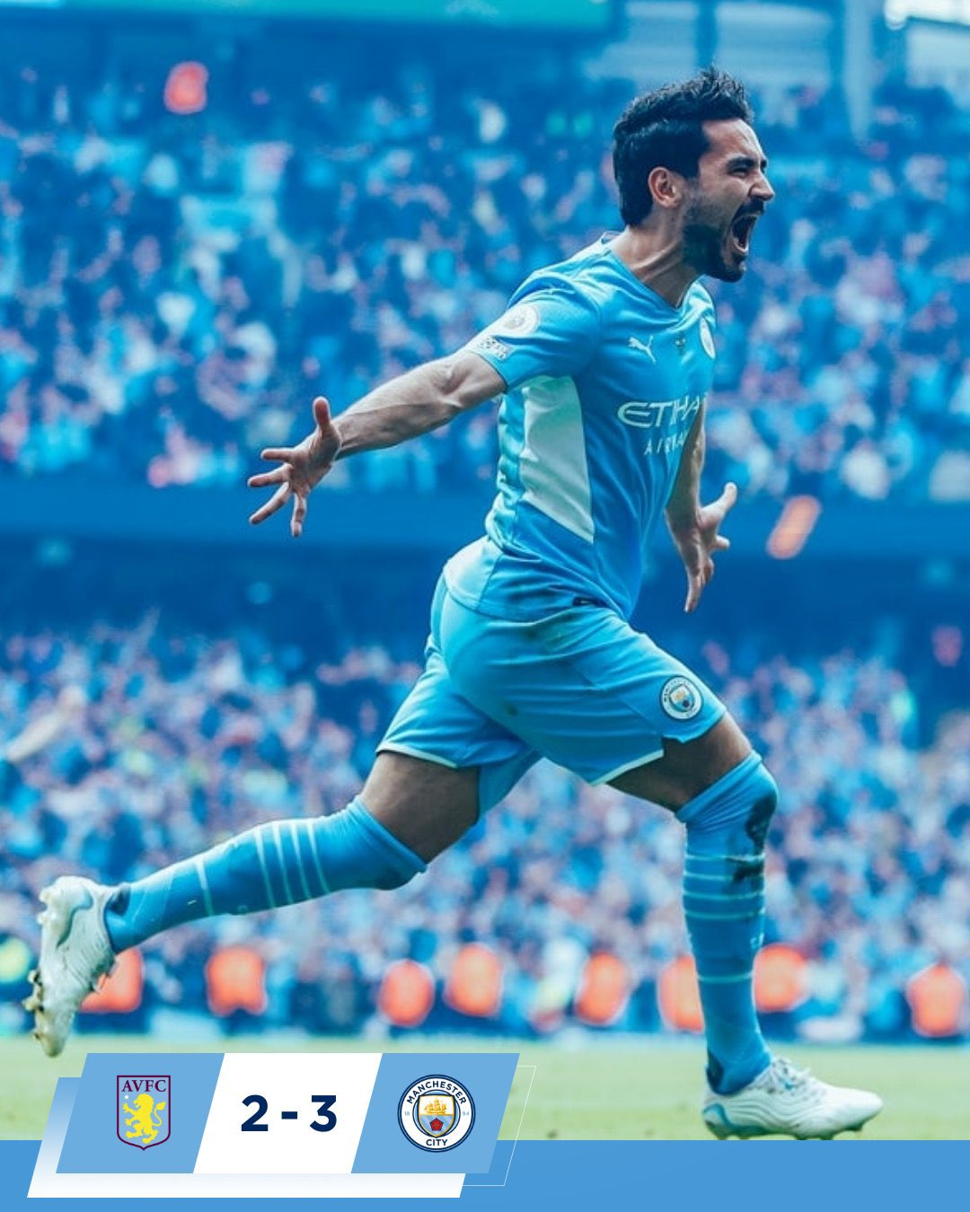 مانشستر سيتي بطلاً للدوري الإنجليزي