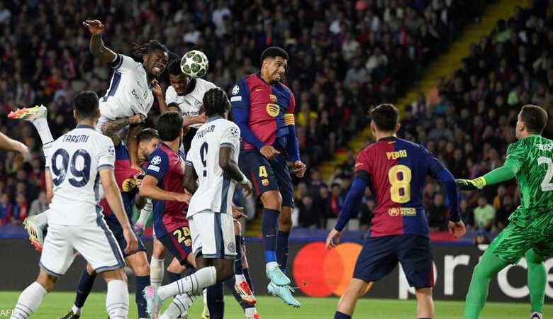 تعادل مثير بين برشلونة وإنتر ميلانو في نصف نهائي دوري الأبطال