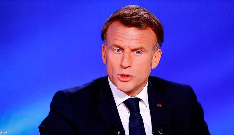 ماكرون: الأزمة الإنسانية في غزة غير مقبولة وسأسعى لمناقشتها مع نتنياهو وترامب 1 ماكرون: الأزمة الإنسانية في غزة غير مقبولة وسأسعى لمناقشتها مع نتنياهو وترامب