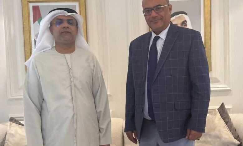 اليمن والإمارات تبحثان تعزيز البنية التحتية الرقمية والتحول التكنولوجي 1 اليمن والإمارات تبحثان تعزيز البنية التحتية الرقمية والتحول التكنولوجي
