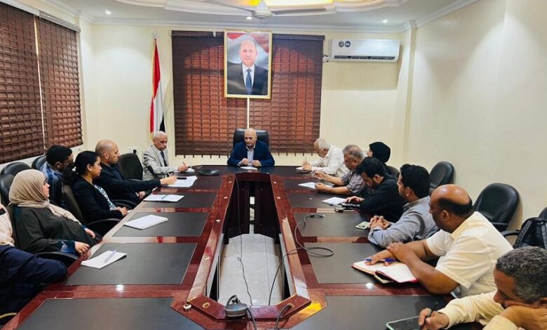 مباحثات يمنية - دولية لتعزيز الأمن المائي ومواجهة التغير المناخي 1 مباحثات يمنية - دولية لتعزيز الأمن المائي ومواجهة التغير المناخي