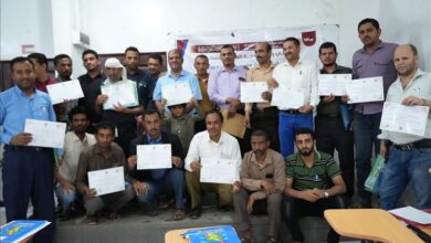 مأرب تختتم دورة متخصصة لتعزيز كفاءة الترصد الوبائي في مواجهة الأمراض