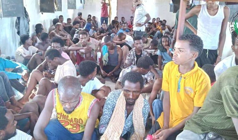 عملية بحرية نوعية للحزام الأمني تضبط مهاجرين غير شرعيين 1 عملية بحرية نوعية للحزام الأمني تضبط مهاجرين غير شرعيين