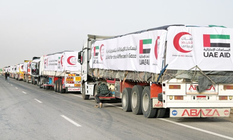 الإمارات تواصل دعم غزة.. مساعدات شاملة ضمن عملية "الفارس الشهم 3" تمتد من الإغاثة إلى التعليم