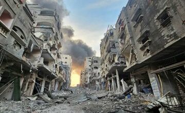 استشهاد 10 فلسطينيين في قصف إسرائيلي على غزة
