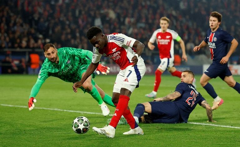 باريس سان جيرمان يبلغ نهائي دوري أبطال أوروبا على حساب أرسنال