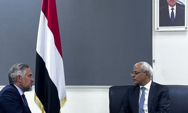 نعمان يشيد بمواقف الاتحاد الأوروبي ويدعو لتعزيز دعمه لليمن