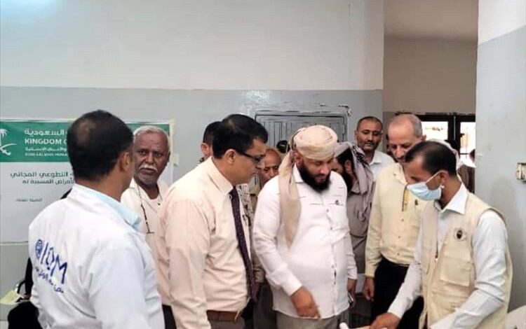 انطلاق المخيم الطبي المجاني لإزالة المياه البيضاء بمستشفى طور الباحة بلحج 1 انطلاق المخيم الطبي المجاني لإزالة المياه البيضاء بمستشفى طور الباحة بلحج