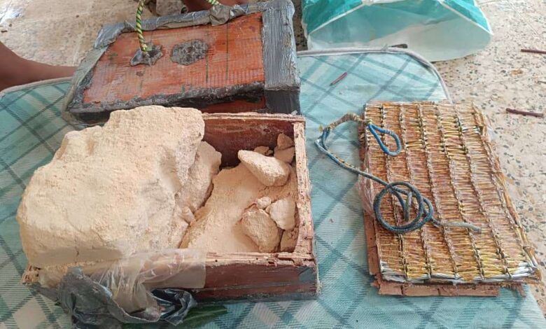 تفكيك عبوات ناسفة وتأمين الطرقات في مودية أبين 1 تفكيك عبوات ناسفة وتأمين الطرقات في مودية أبين