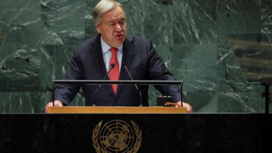 غوتيريش يدين التصعيد الإسرائيلي في غزة ويصفه بالدمار الممنهج