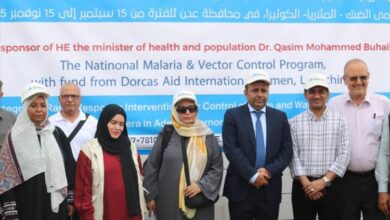 عدن تطلق حملة عاجلة لمكافحة الملاريا وحمى الضنك والكوليرا
