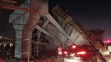 انهيار جسر قرب باب بغداد في كربلاء يوقع قتلى وجرحى