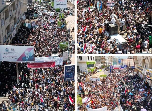 رسالة جماهير تعز: لا مكان للقيادات الفاسدة واستعادة الأمن أولوية