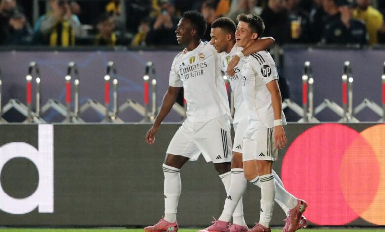 مبابي يقود ريال مدريد لخماسية تاريخية أمام كايرات في دوري الأبطال 1 مبابي يقود ريال مدريد لخماسية تاريخية أمام كايرات في دوري الأبطال