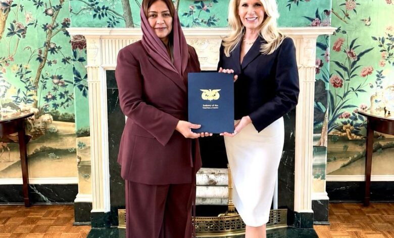 جميلة رجاء تبدأ مهامها رسميًا سفيرة لليمن في واشنطن كأول امرأة تتولى المنصب 1 جميلة رجاء تبدأ مهامها رسميًا سفيرة لليمن في واشنطن كأول امرأة تتولى المنصب