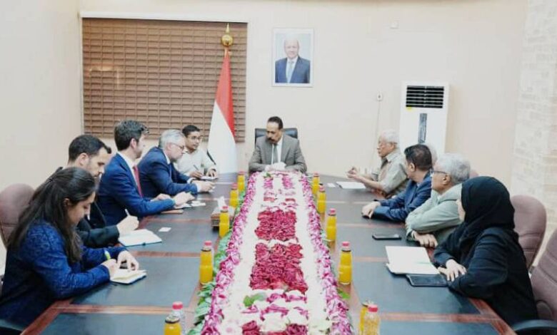 مباحثات يمنية أوروبية لتعزيز التعاون في قطاع الطرق والبنية التحتية 1 مباحثات يمنية أوروبية لتعزيز التعاون في قطاع الطرق والبنية التحتية