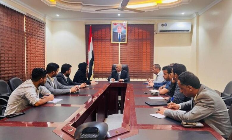 تحركات حكومية لتعزيز مشاريع المياه والبيئة في عدن 1 تحركات حكومية لتعزيز مشاريع المياه والبيئة في عدن
