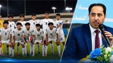 البكري يهنئ ناشئي اليمن بعد الفوز المثير على الإمارات في نهائيات آسيا 10 البكري يهنئ ناشئي اليمن بعد الفوز المثير على الإمارات في نهائيات آسيا