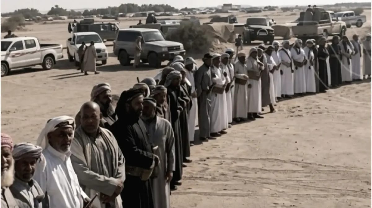 الجوف.. اجتماع قبلي واسع في الحزم يندد بتعسف مليشيا الحوثي ورفضها أحكام القضاء