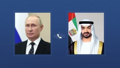 الرئيس الإماراتي يبحث مع بوتين علاقات التعاون والقضايا الإقليمية والدولية 3 الرئيس الإماراتي يبحث مع بوتين علاقات التعاون والقضايا الإقليمية والدولية