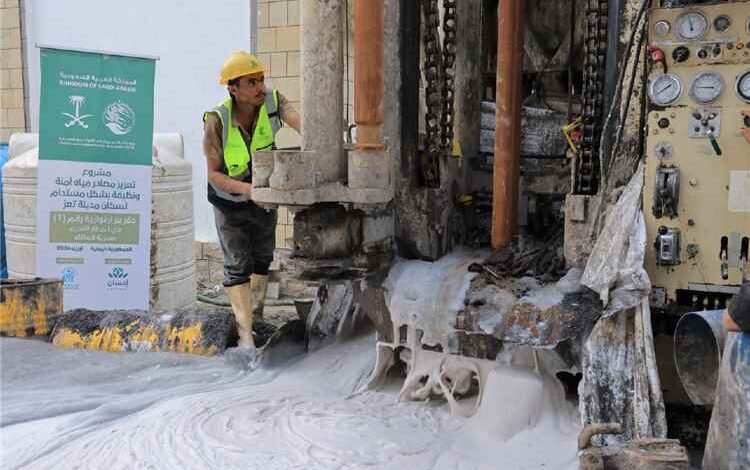 تعز.. تدشين مشروع حفر 3 آبار ارتوازية وتدريب كوادر المياه بدعم من مركز الملك سلمان