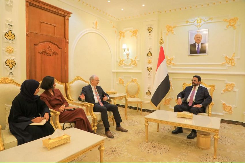 العرادة يبحث مع السفير الألماني مستجدات الأوضاع في اليمن