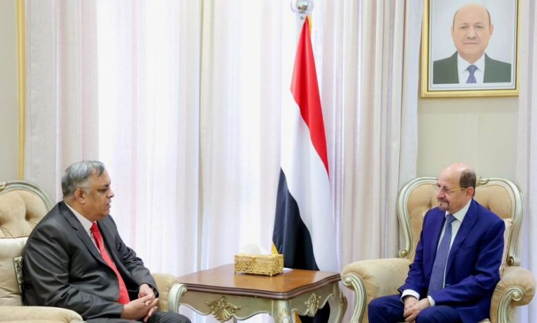 الزنداني والسفير الهندي يبحثان تعزيز الشراكة الثنائية وتفعيل اللجنة المشتركة بين البلدين 1 الزنداني والسفير الهندي يبحثان تعزيز الشراكة الثنائية وتفعيل اللجنة المشتركة بين البلدين