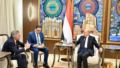 العليمي: دعم قدرات اليمن في حماية سواحلها استثمار مباشر في الأمن الأوروبي