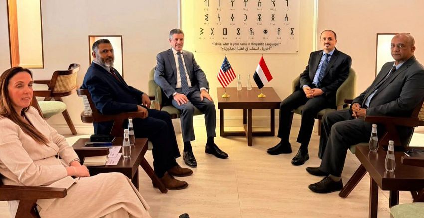 الإرياني يودّع السفير الأمريكي ويشيد بجهوده في دعم اليمن وتعزيز العلاقات الثنائية