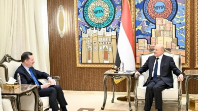 العليمي يرحب باستئناف الدعم التركي ويؤكد أهمية توسيع التعاون في القطاعات الحيوية