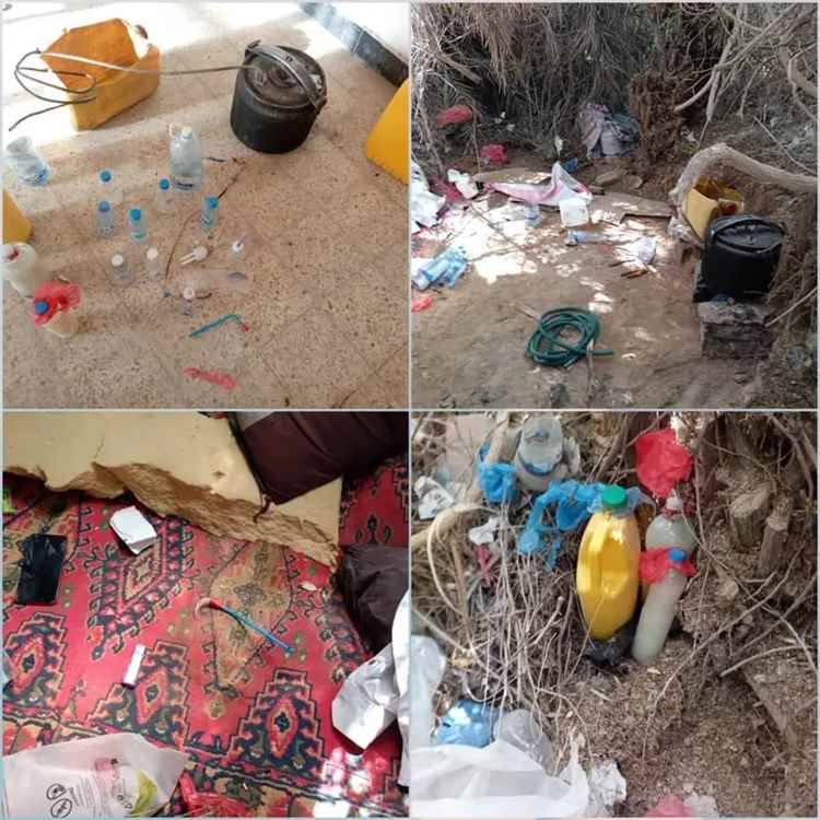 ضبط مصنع لتصنيع الخمور ومروج للشبو في حملات أمنية بمديرية القطن