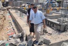 الداؤودي يتفقد مشروع استكمال مبنى السلطة المحلية في المنصورة