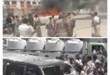 احتراق حافلة ركاب في عزان بشبوة دون وقوع إصابات