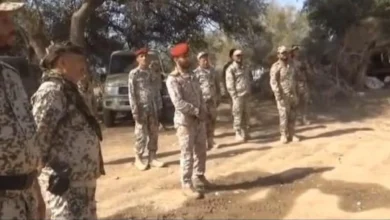 زيارة عيدية لمدير جبل راس إلى اللواء 34 مشاة بمقبنة وتعزيز الروابط مع القوات المرابطة في الجبهة