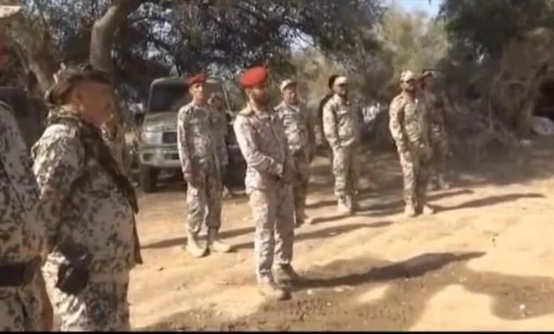 زيارة عيدية لمدير جبل راس إلى اللواء 34 مشاة بمقبنة وتعزيز الروابط مع القوات المرابطة في الجبهة