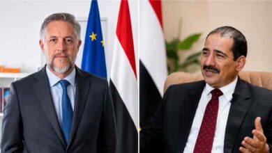 سفير الاتحاد الأوروبي ووزير الداخلية يبحثان تعزيز التعاون الأمني ودعم الاستقرار