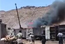اندلاع حريق في محطة كهرباء حريب بمأرب والسيطرة عليه قبل تفاقم الأضرار