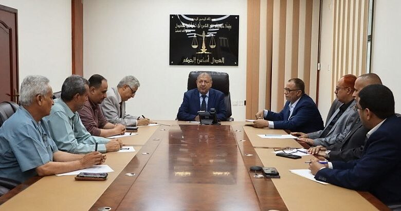 رئيس مجلس القضاء الأعلى يناقش تطوير المنظومة المالية في الهيئات القضائية 1 رئيس مجلس القضاء الأعلى يناقش تطوير المنظومة المالية في الهيئات القضائية